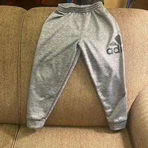 Good condition Adidas joggers for boys, size 6.